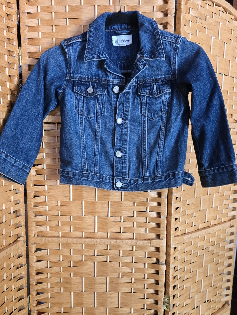 Disney Kids Blue Denim Jean Jacket Mickey mouse Gap